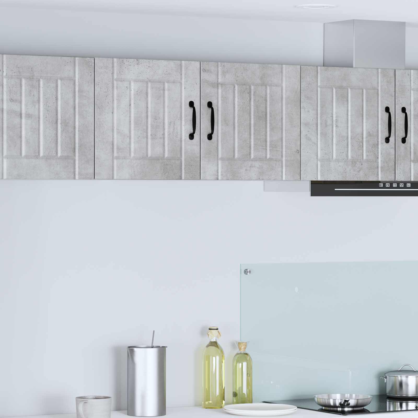 Pannello lavastoviglie Lucca Grigio Cemento 80 x 31 x 40 cm | homemem39