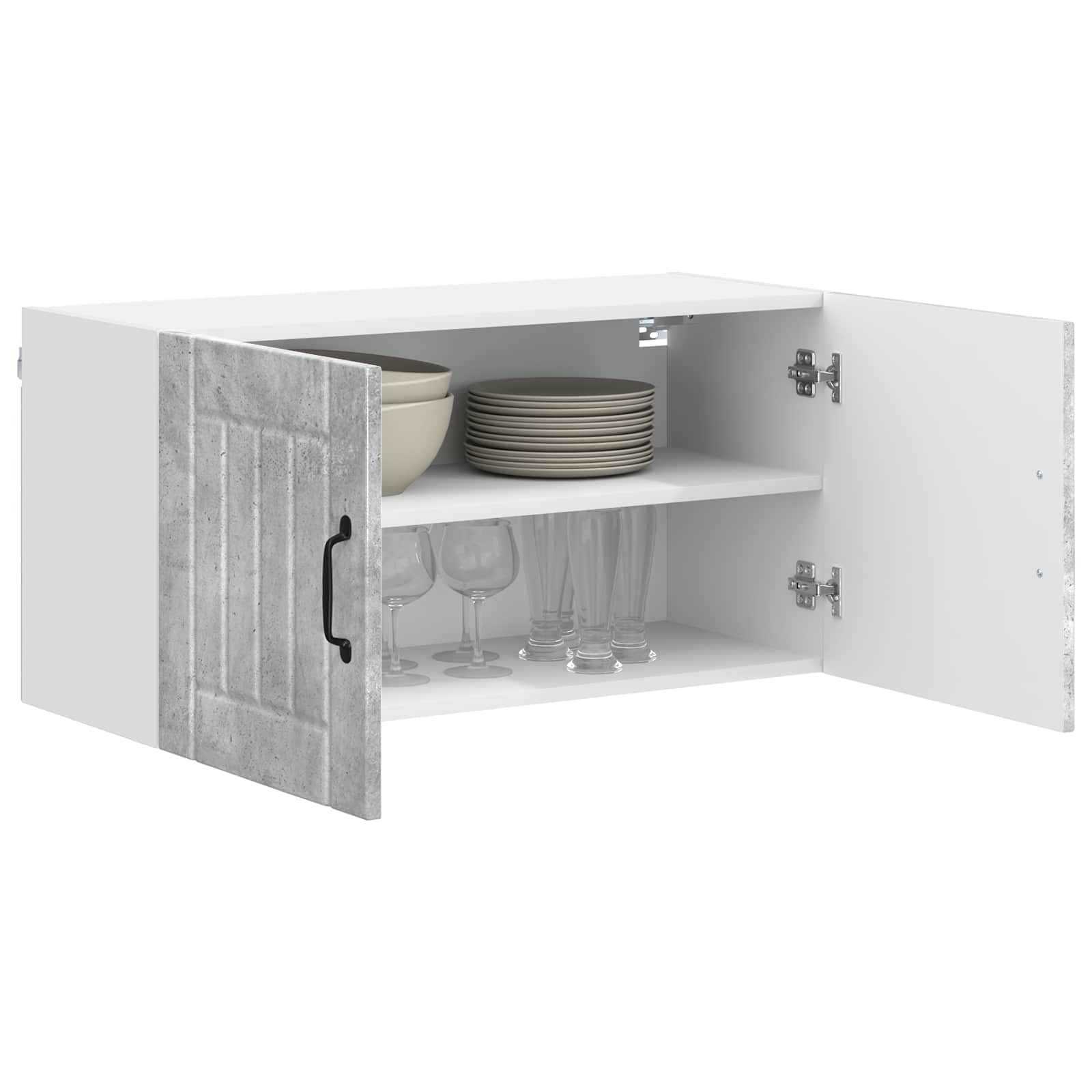 Pannello lavastoviglie Lucca Grigio Cemento 80 x 31 x 40 cm | homemem39