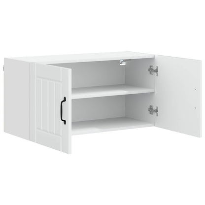 Armadietto a muro LUCCA Bianco Lucido 80 x 31 x 40 cm
