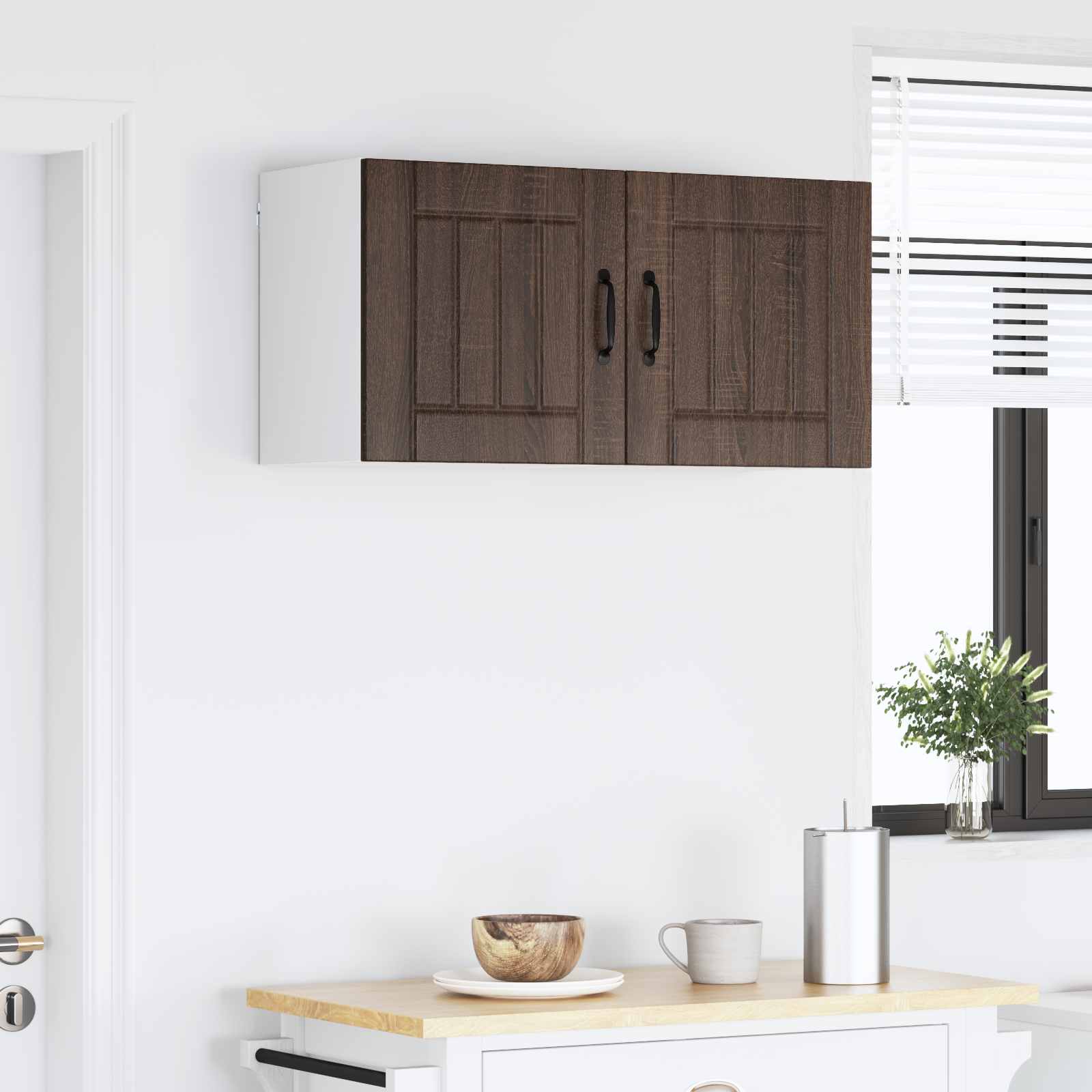 Pannello lavastoviglie Lucca Rovere Marrone 80 x 31 x 40 cm | homemem39