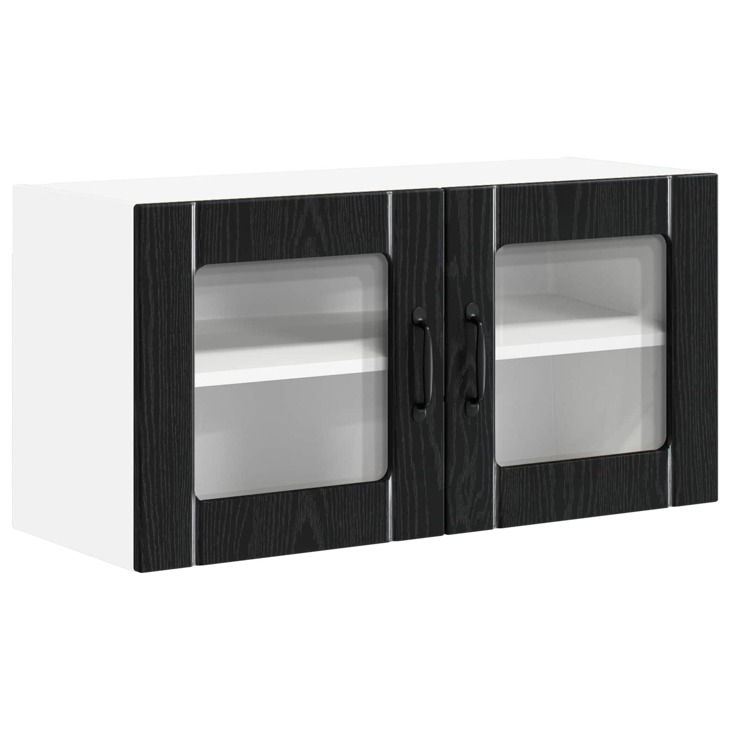 Pannello lavastoviglie Lucca Rovere Nero 80 x 31 x 40 cm | homemem39