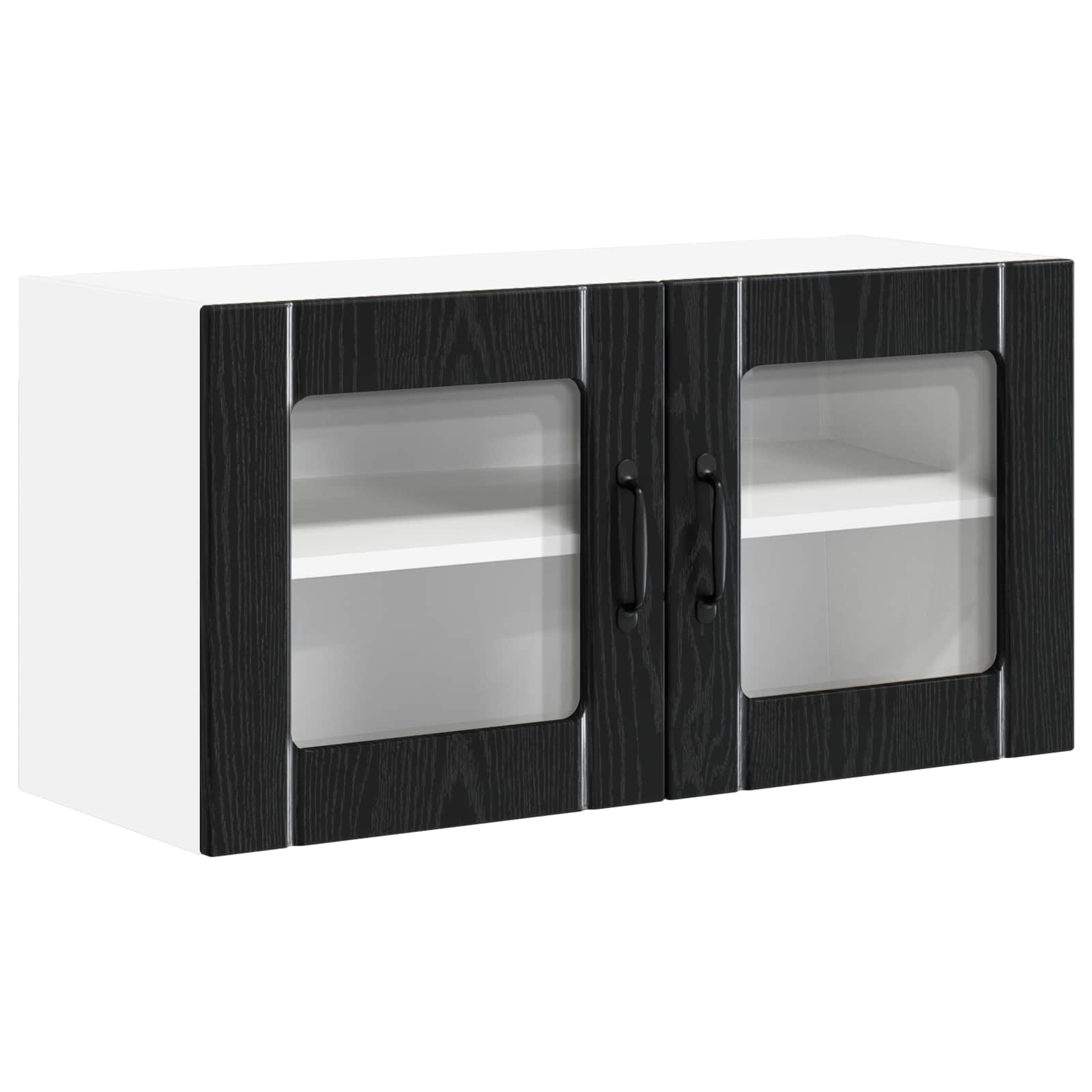 Pannello lavastoviglie Lucca Rovere Nero 80 x 31 x 40 cm | homemem39