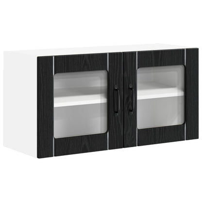 Pannello lavastoviglie Lucca Rovere Nero 80 x 31 x 40 cm | homemem39