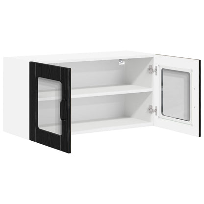 Pannello lavastoviglie Lucca Rovere Nero 80 x 31 x 40 cm | homemem39