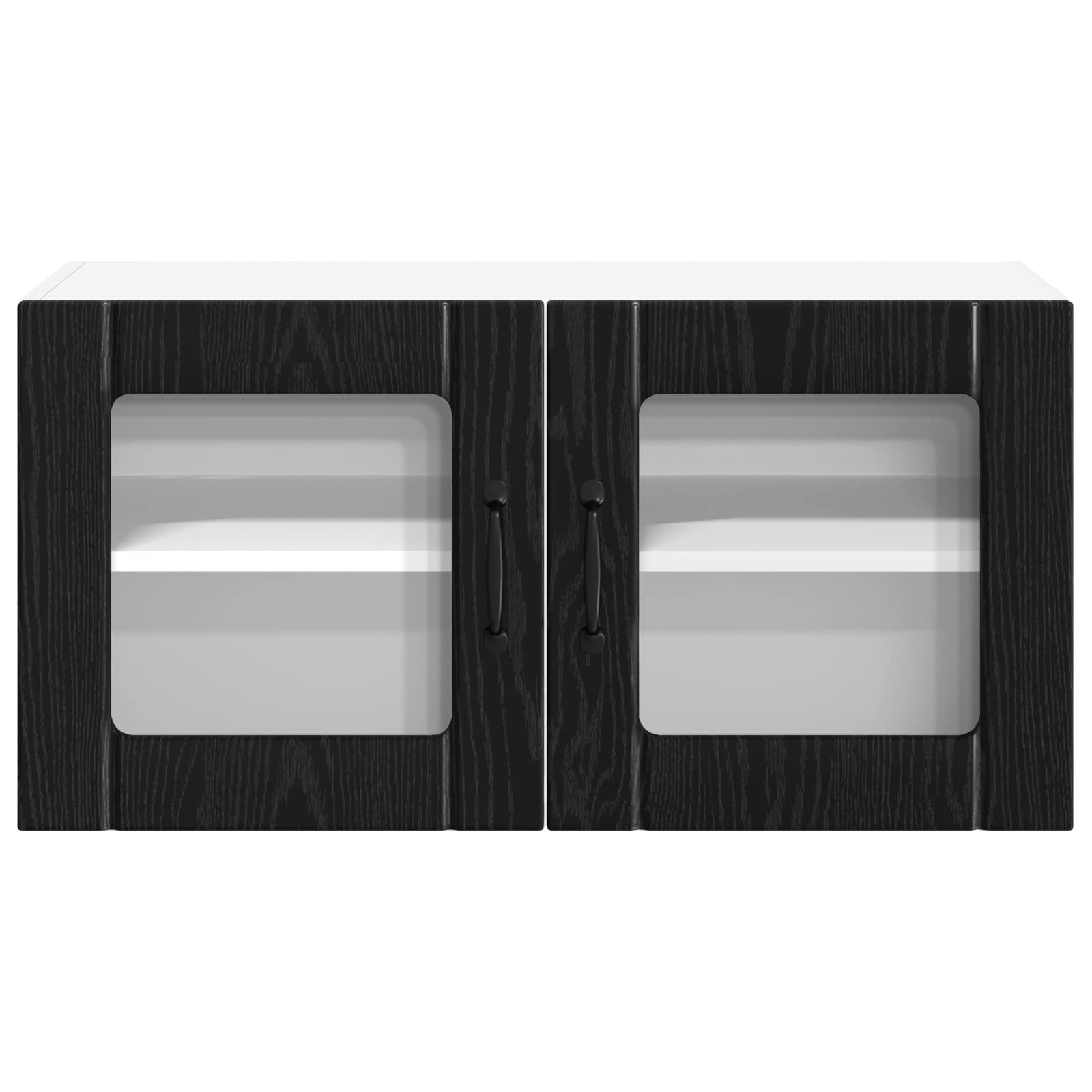 Pannello lavastoviglie Lucca Rovere Nero 80 x 31 x 40 cm | homemem39