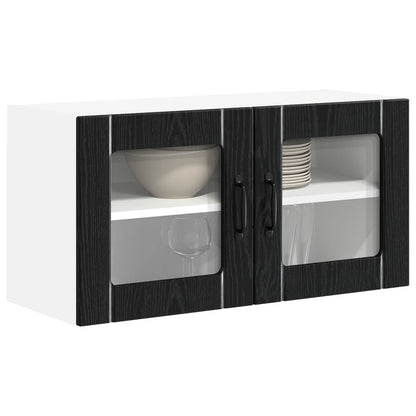 Pannello lavastoviglie Lucca Rovere Nero 80 x 31 x 40 cm | homemem39