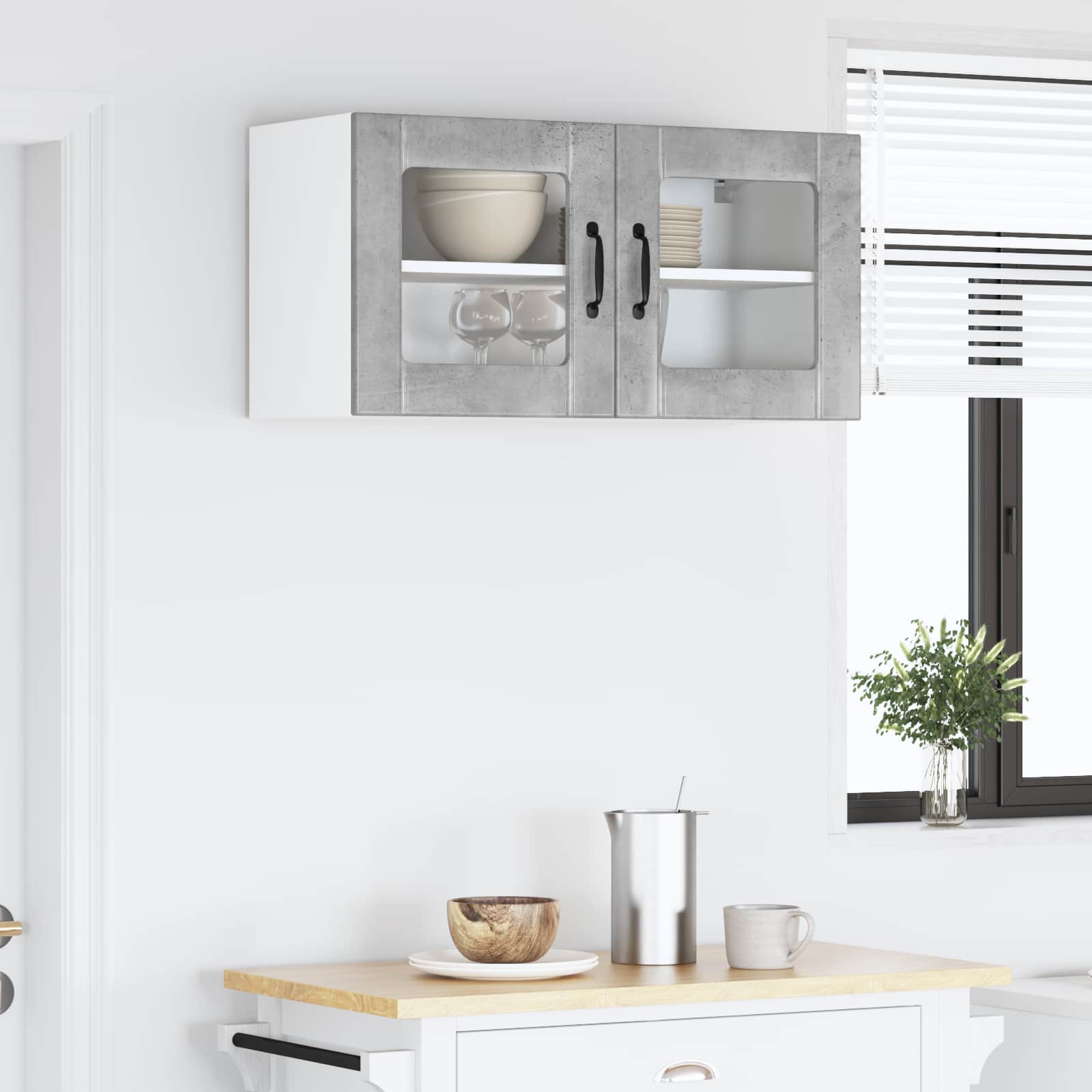 Pannello lavastoviglie Lucca Grigio Cemento 80 x 31 x 40 cm | homemem39