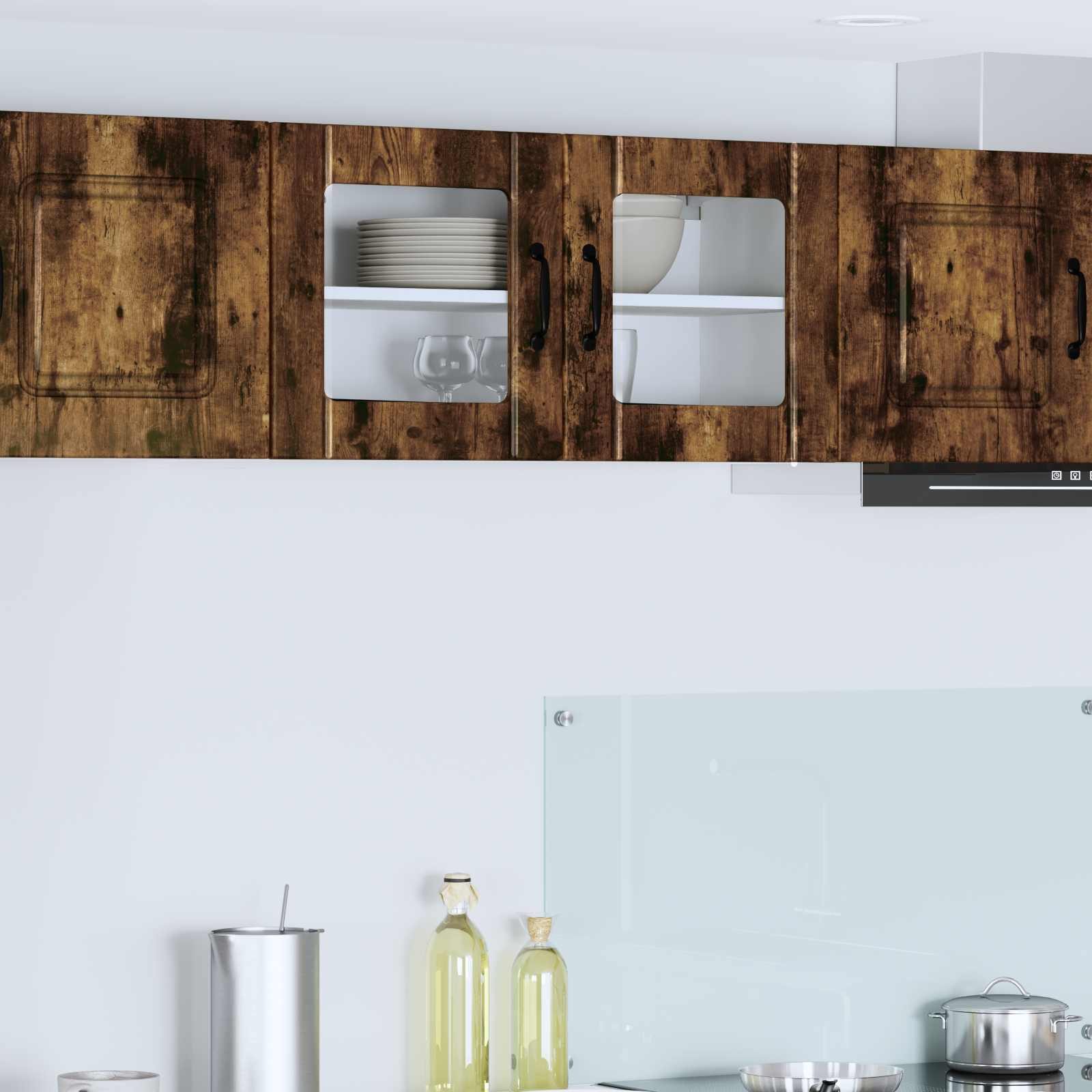 Pannello lavastoviglie Lucca Rovere Fumo 80 x 31 x 40 cm | homemem39