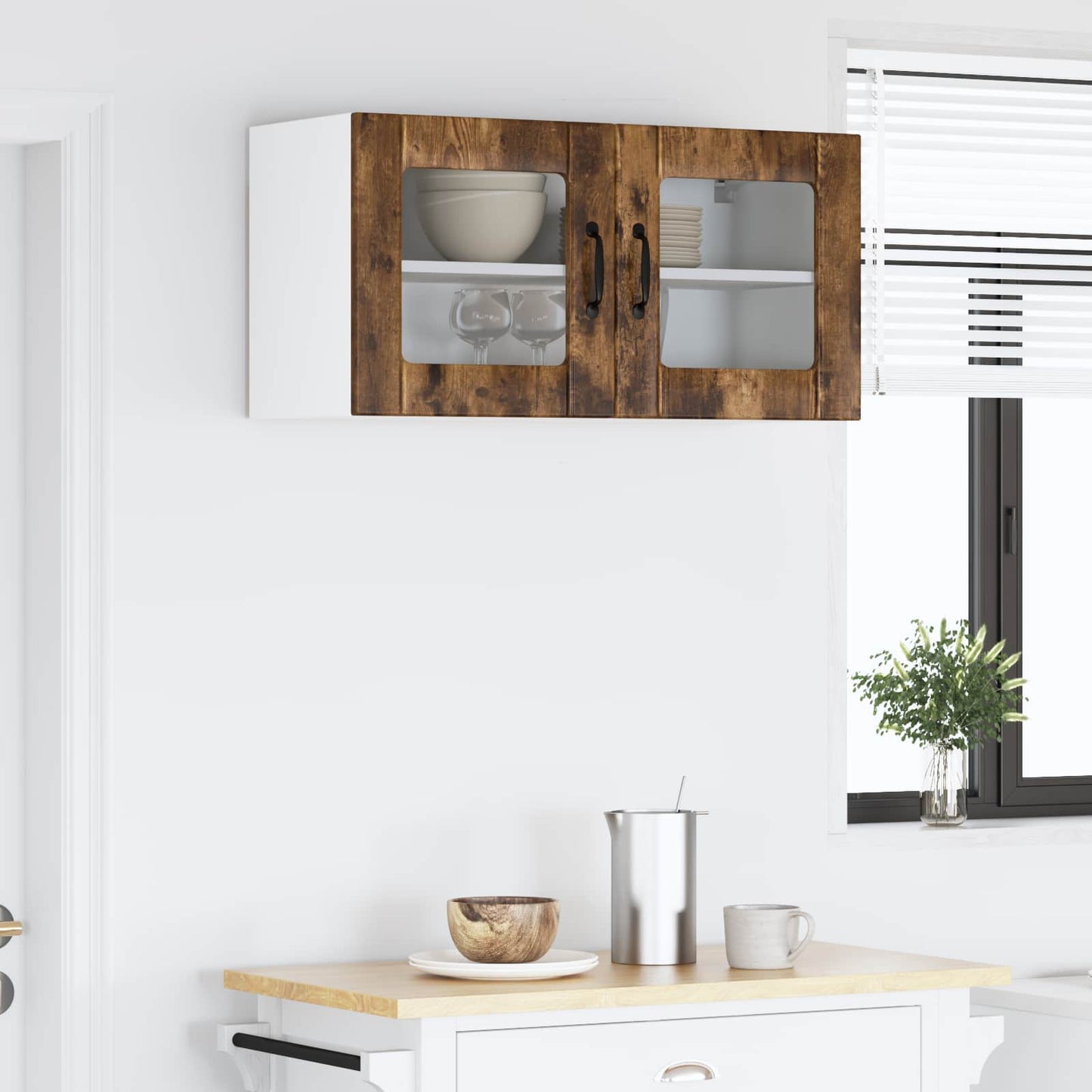 Pannello lavastoviglie Lucca Rovere Fumo 80 x 31 x 40 cm | homemem39