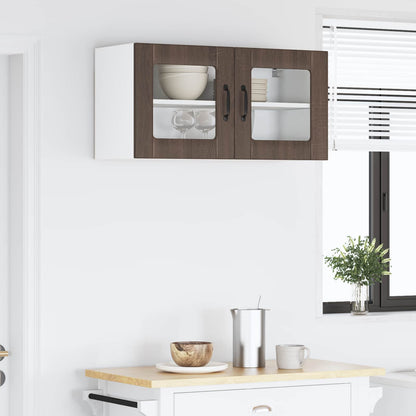 Pannello lavastoviglie Lucca Rovere Marrone 80 x 31 x 40 cm | homemem39