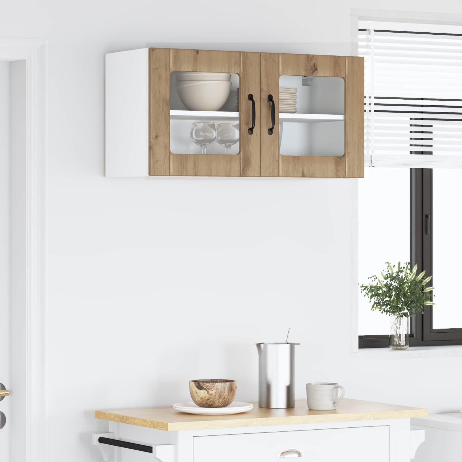 Pannello lavastoviglie Lucca Rovere Artigianale 80 x 31 x 40 cm | homemem39