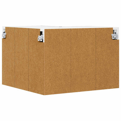 Mobile angolare per parete LUCCA Nero 57 x 57 x 40 cm