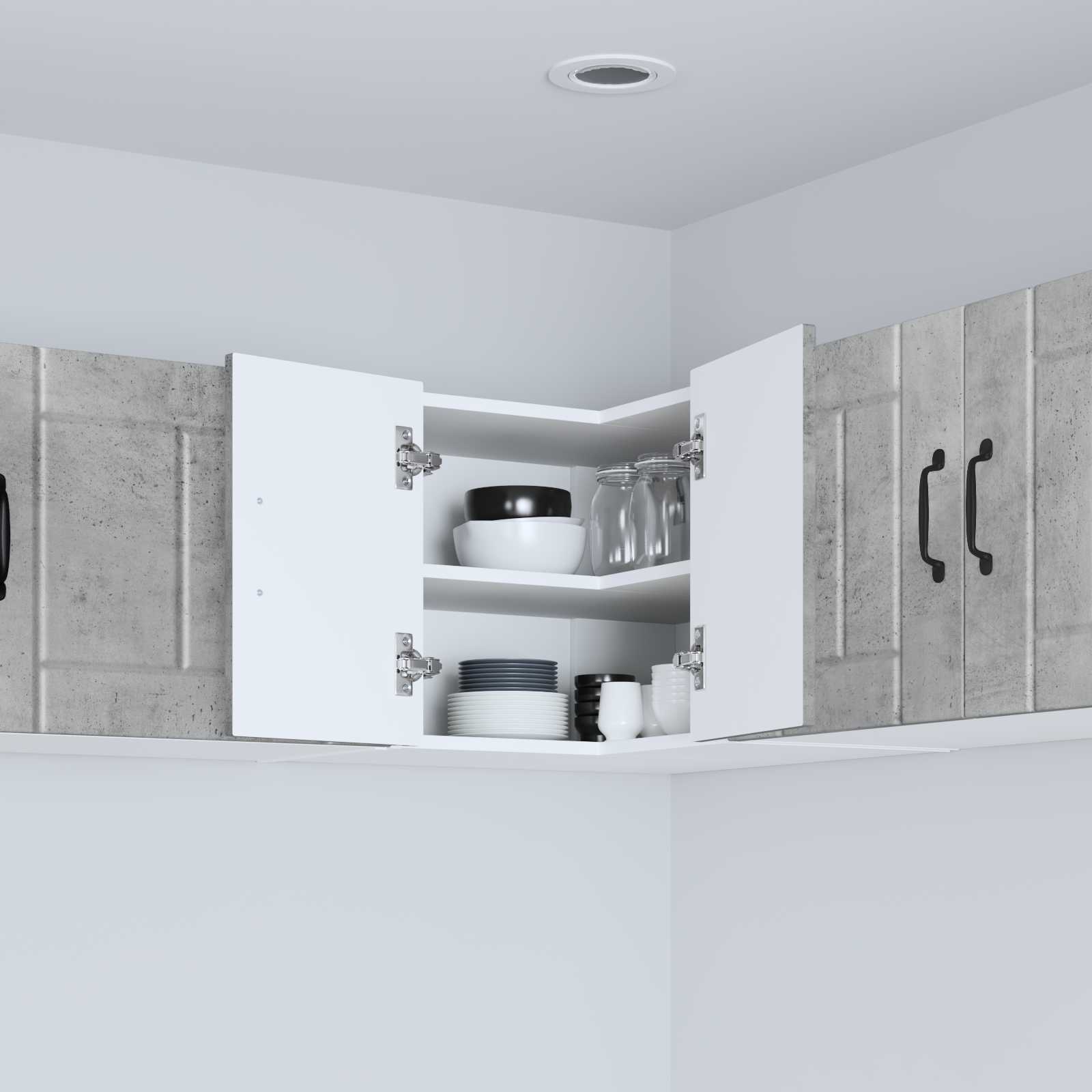 Pannello lavastoviglie Lucca Grigio Cemento 57 x 57 x 40 cm | homemem39