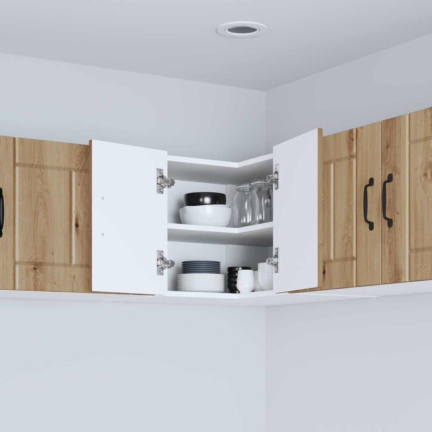 Pannello lavastoviglie Lucca Rovere Artigianale 57 x 57 x 40 cm | homemem39
