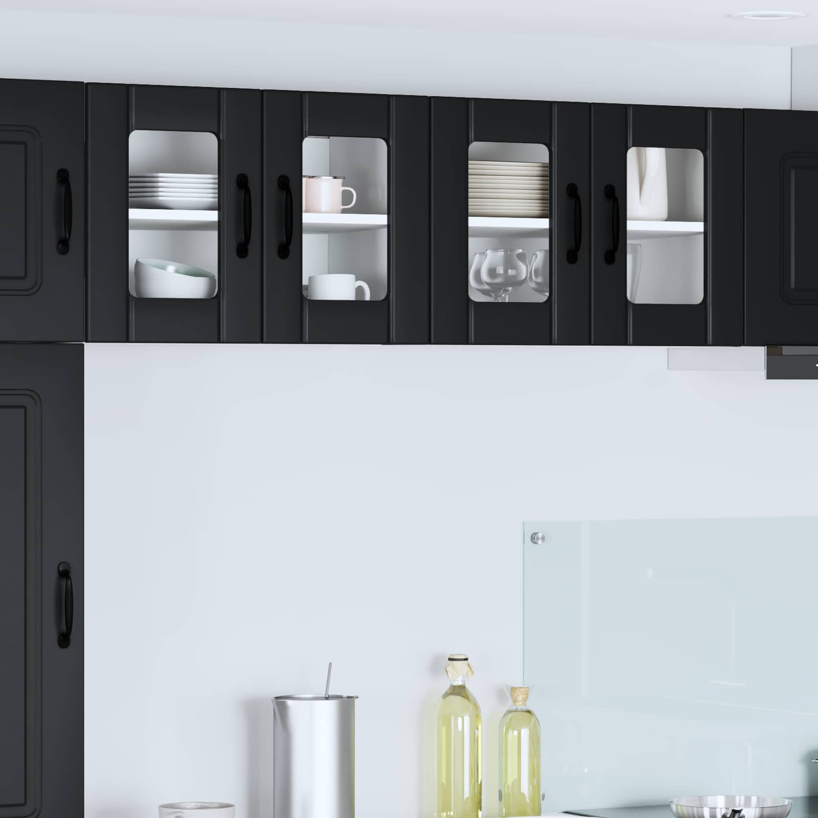 Pannello lavastoviglie Lucca Nero 60 x 31 x 40 cm | homemem39