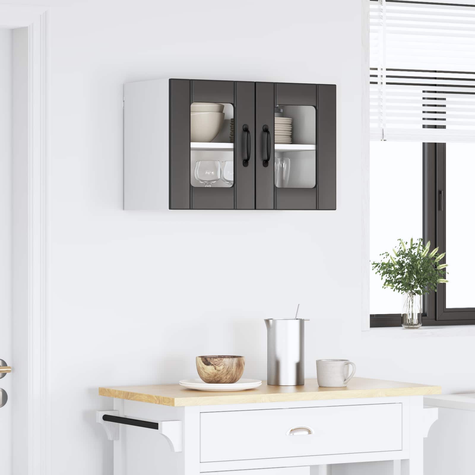 Pannello lavastoviglie Lucca Nero 60 x 31 x 40 cm | homemem39