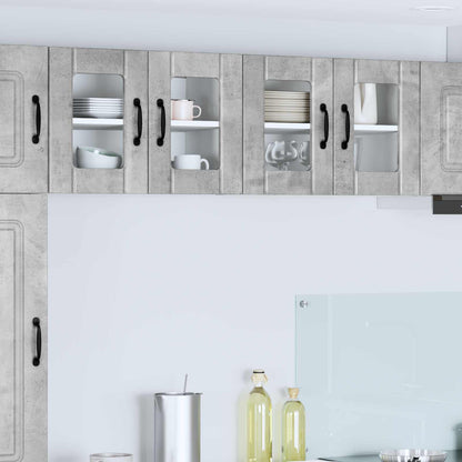 Pannello lavastoviglie Lucca 2 pcs Grigio Cemento | homemem39