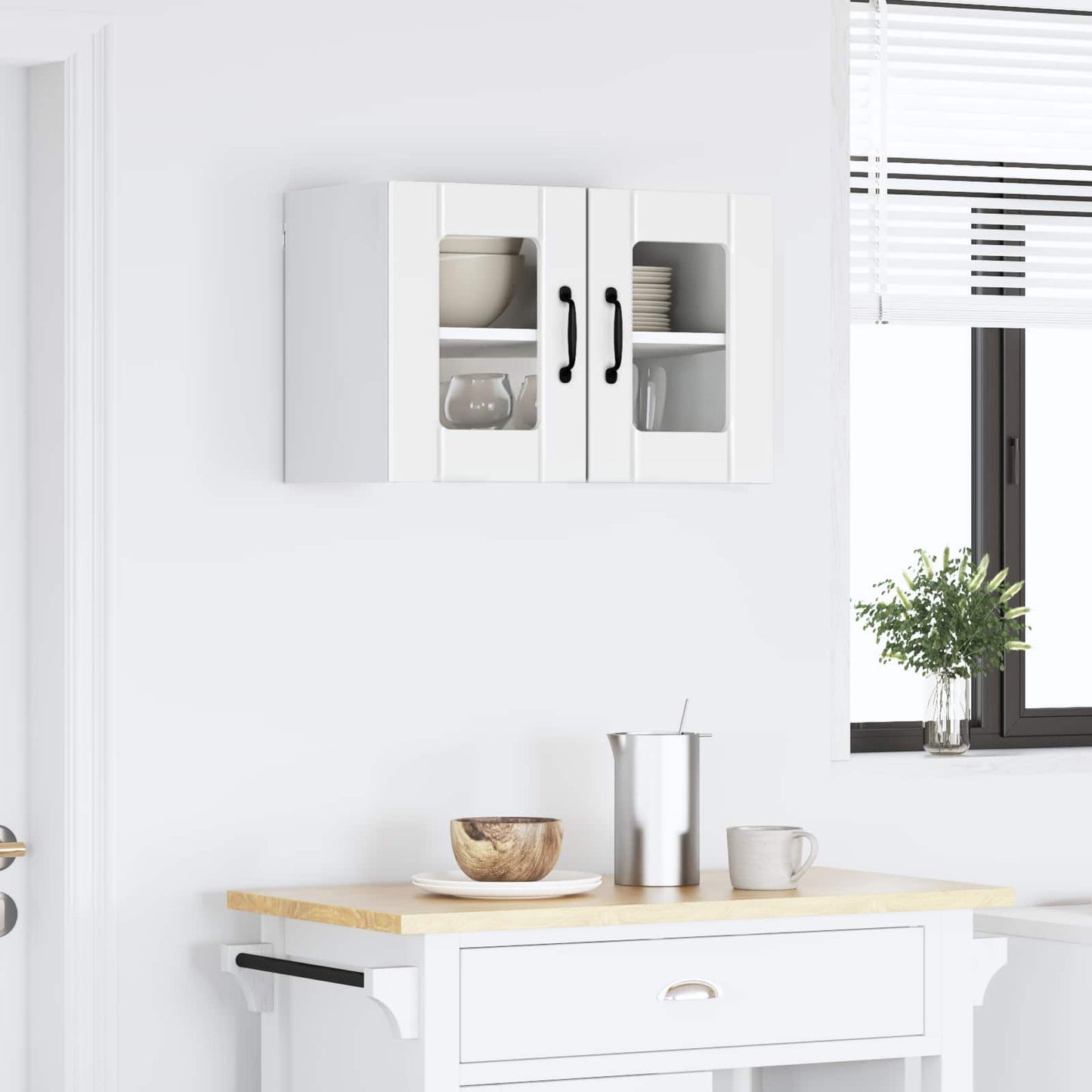 Pannello lavastoviglie Lucca Bianco Lucido 60 x 31 x 40 cm | homemem39
