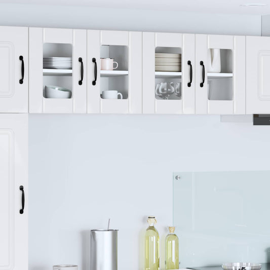 Pannello lavastoviglie Lucca 2 pcs Bianco Lucido | homemem39