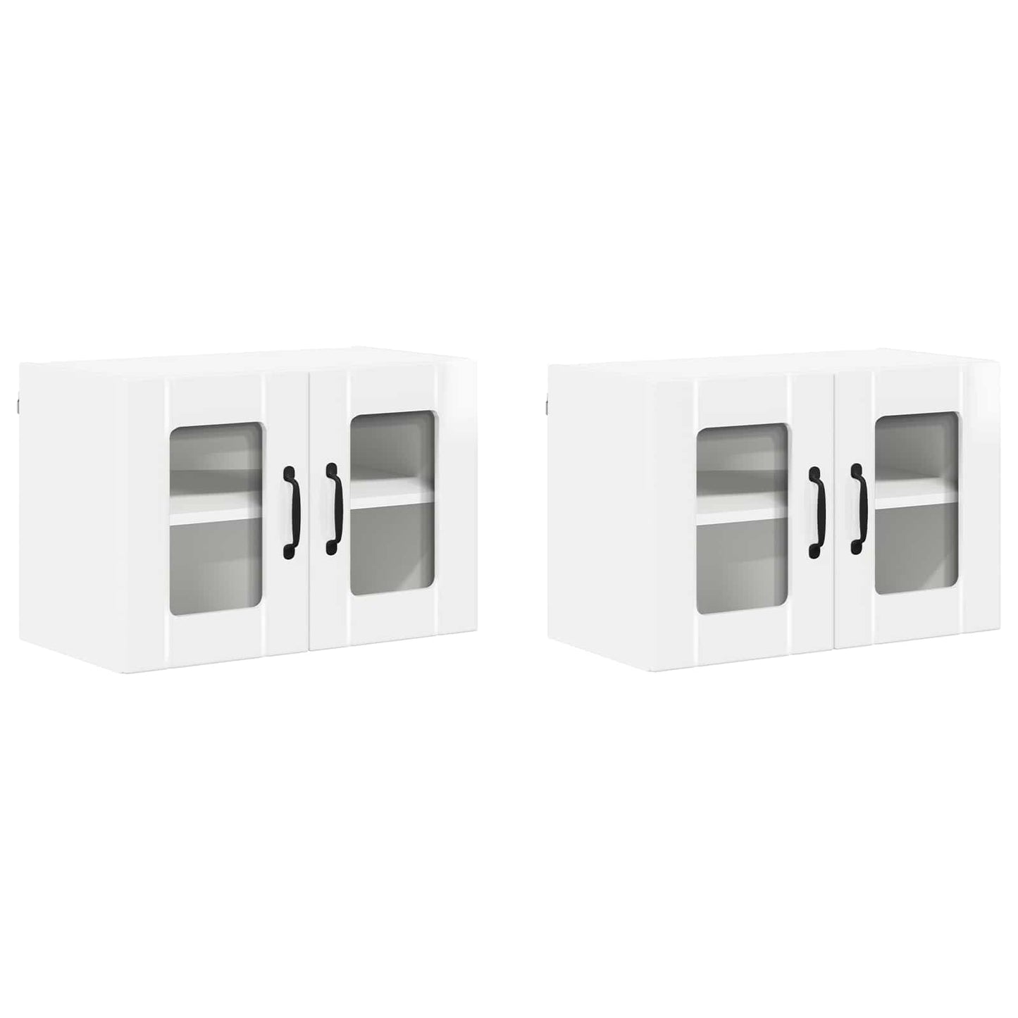 Pannello lavastoviglie Lucca 2 pcs Bianco Lucido | homemem39