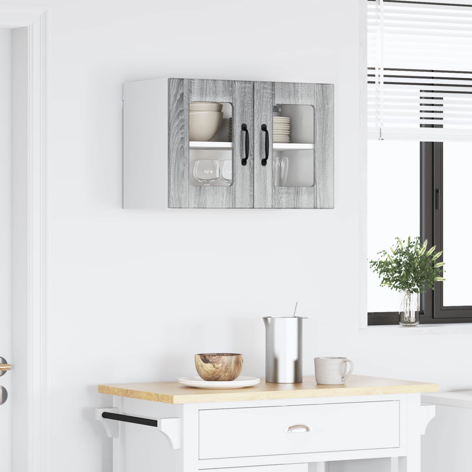 Pannello lavastoviglie Lucca Grigio Sonoma 60 x 31 x 40 cm | homemem39