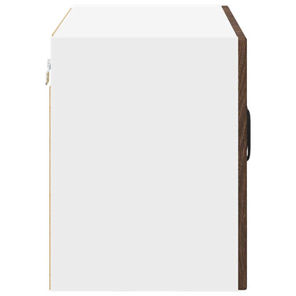 Mobile in vetro da parete LUCCA Rovere Marrone 60 x 31 x 40 cm