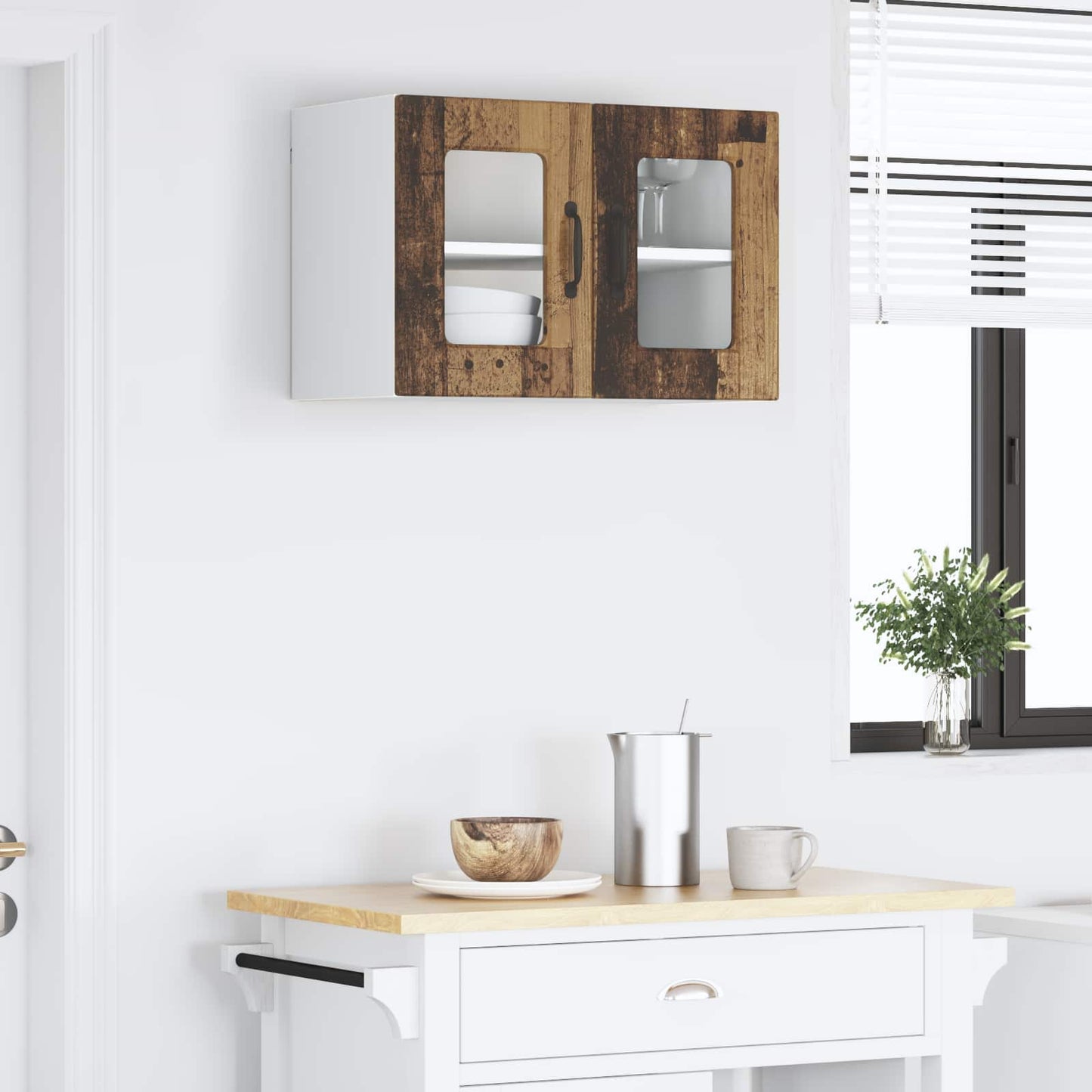Pannello lavastoviglie Lucca Legno antico 60 x 31 x 40 cm | homemem39