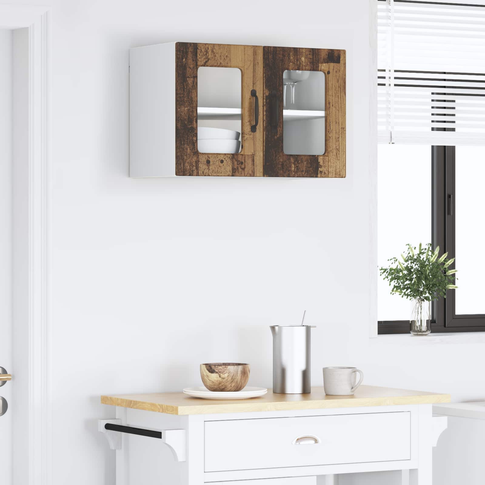 Pannello lavastoviglie Lucca Legno antico 60 x 31 x 40 cm | homemem39