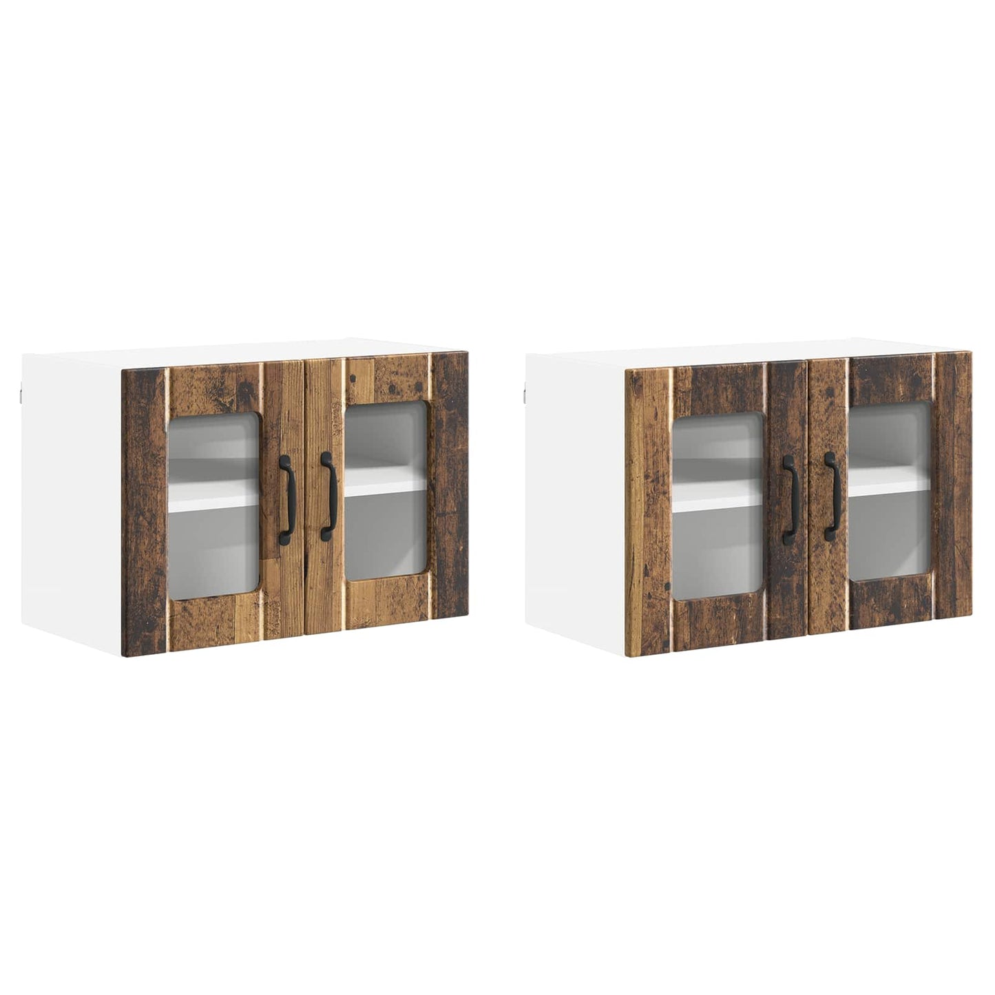 Pannello lavastoviglie Lucca 2 pcs Legno antico 60 x 31 x 40 cm | homemem39