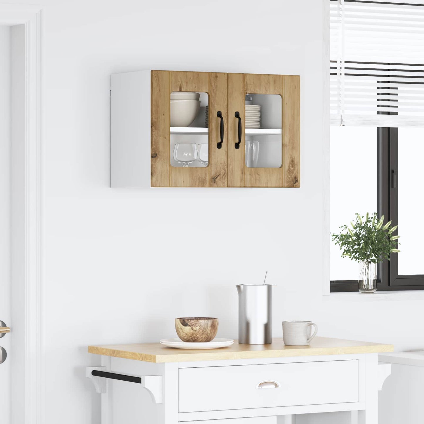 Pannello lavastoviglie Lucca Rovere Artigianale 60 x 31 x 40 cm | homemem39