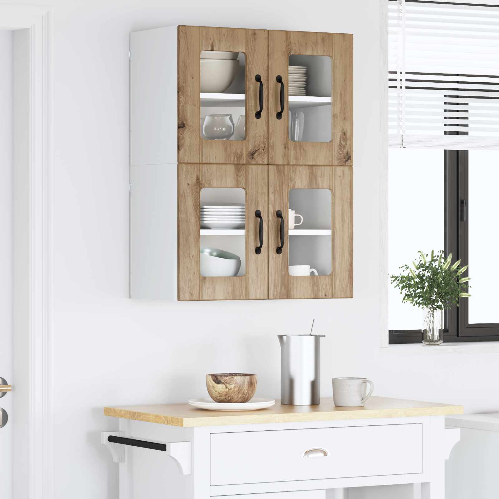 Pannello lavastoviglie Lucca 2 pcs Rovere Artigianale | homemem39