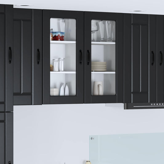 Pannello lavastoviglie Lucca Nero 40 x 31 x 80 cm | homemem39