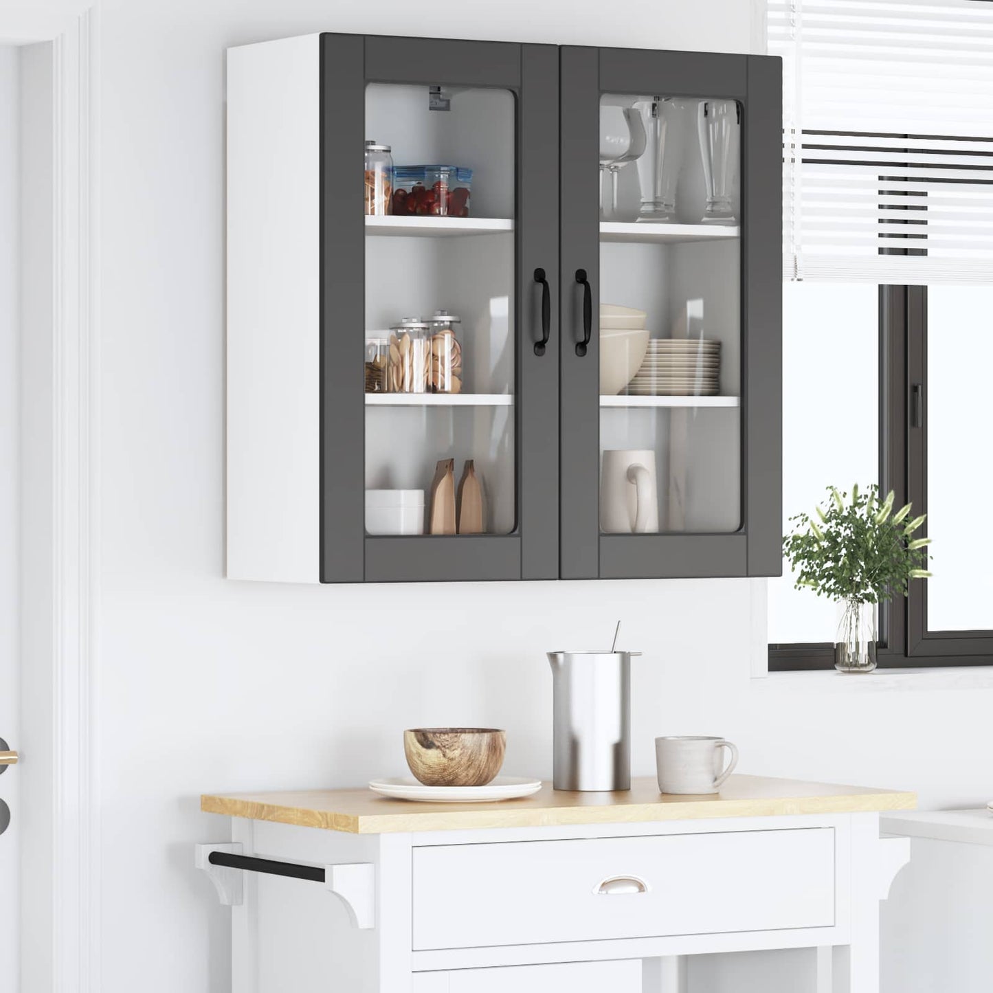 Pannello lavastoviglie Lucca 2 pcs Nero 40 x 31 x 80 cm | homemem39