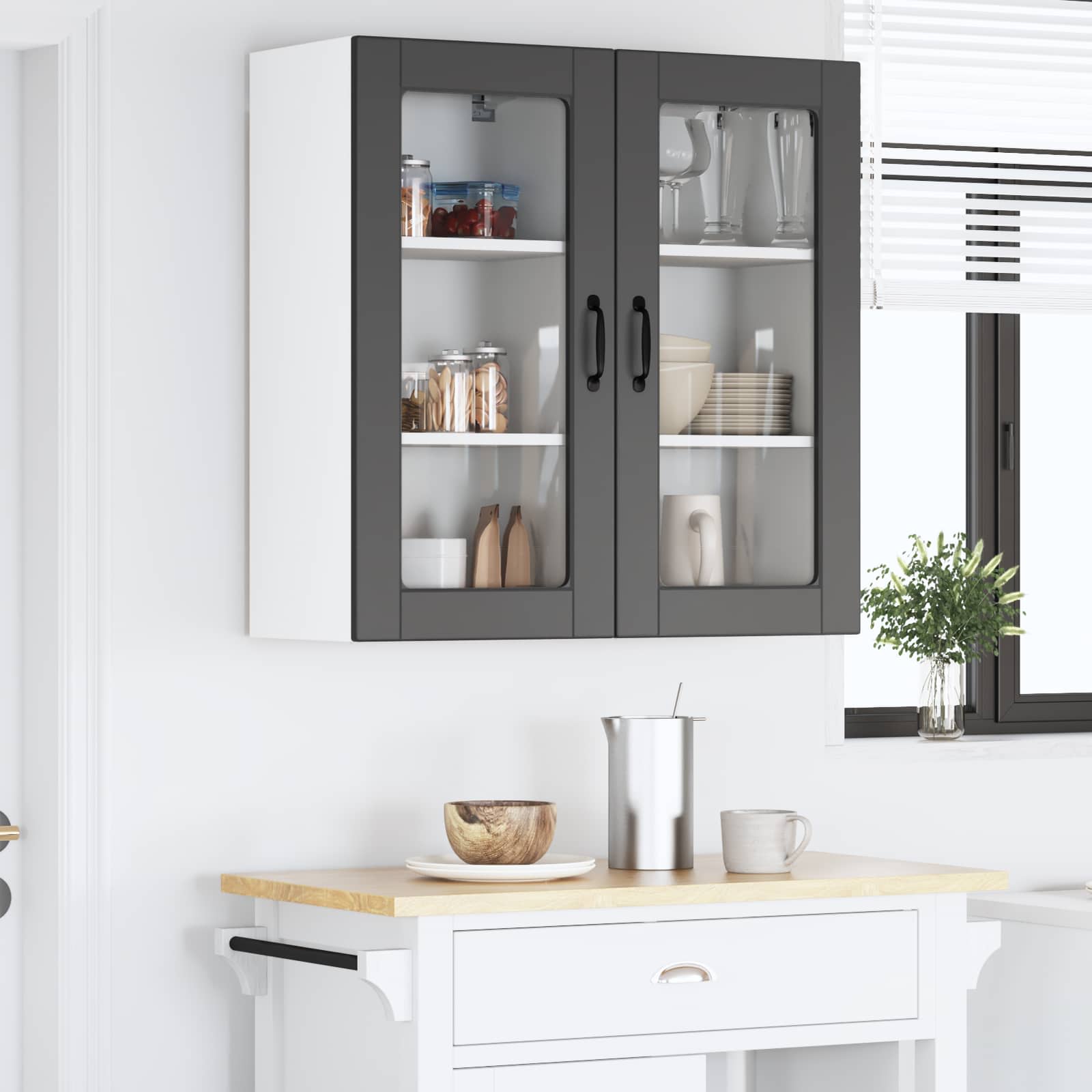 Pannello lavastoviglie Lucca 2 pcs Nero 40 x 31 x 80 cm | homemem39