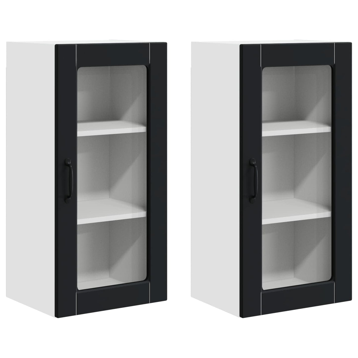 Pannello lavastoviglie Lucca 2 pcs Nero 40 x 31 x 80 cm | homemem39