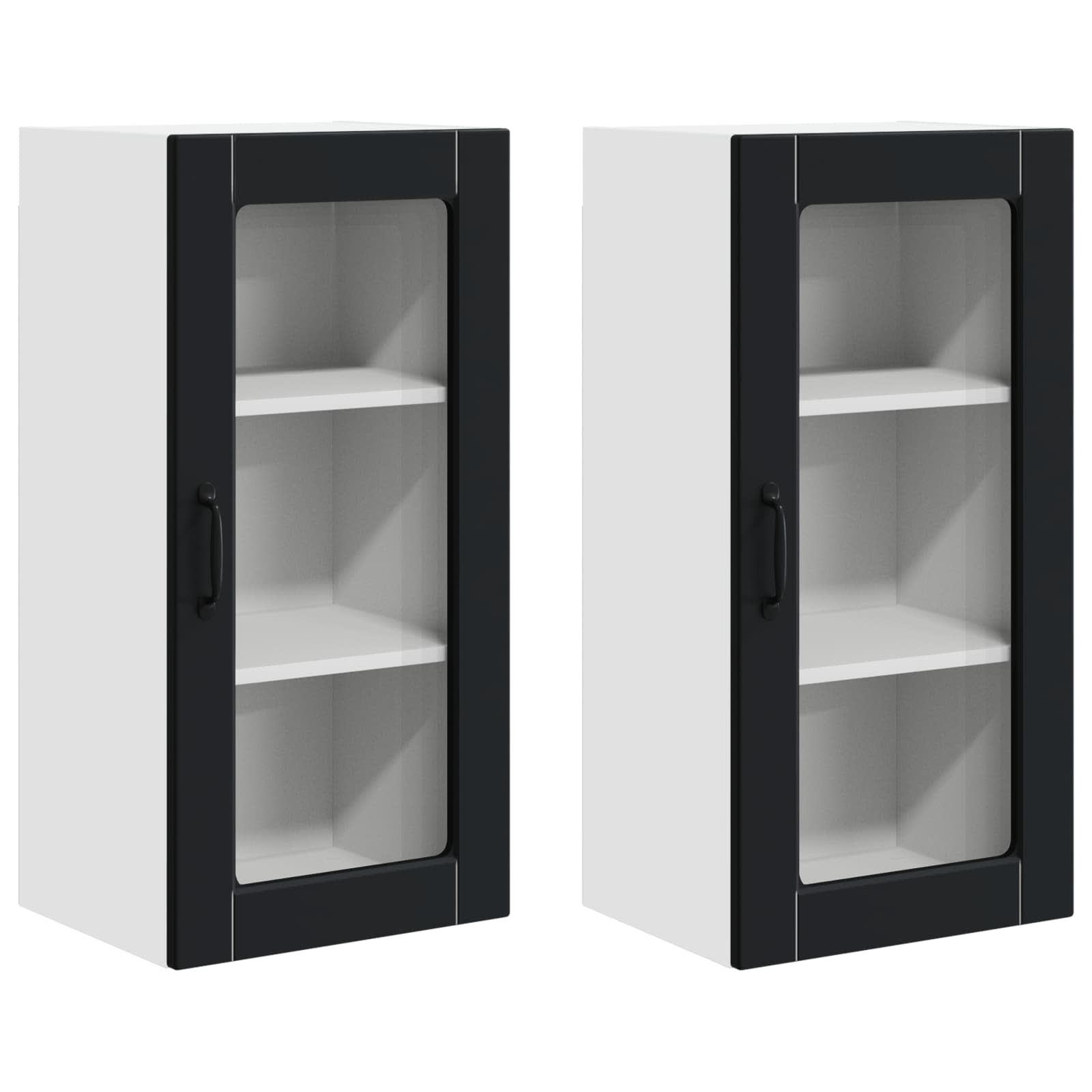 Pannello lavastoviglie Lucca 2 pcs Nero 40 x 31 x 80 cm | homemem39