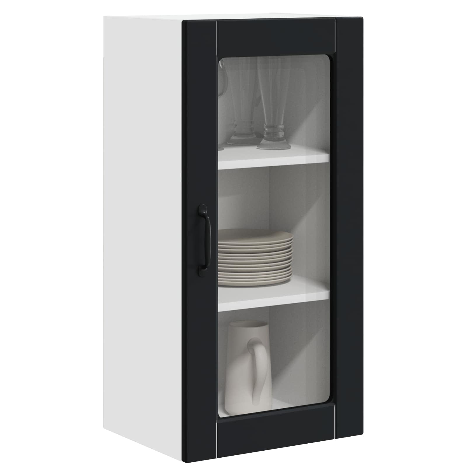 Pannello lavastoviglie Lucca 2 pcs Nero 40 x 31 x 80 cm | homemem39