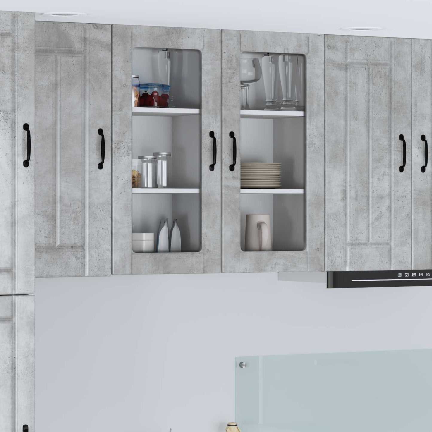 Pannello lavastoviglie Lucca Grigio Cemento 40 x 31 x 80 cm | homemem39