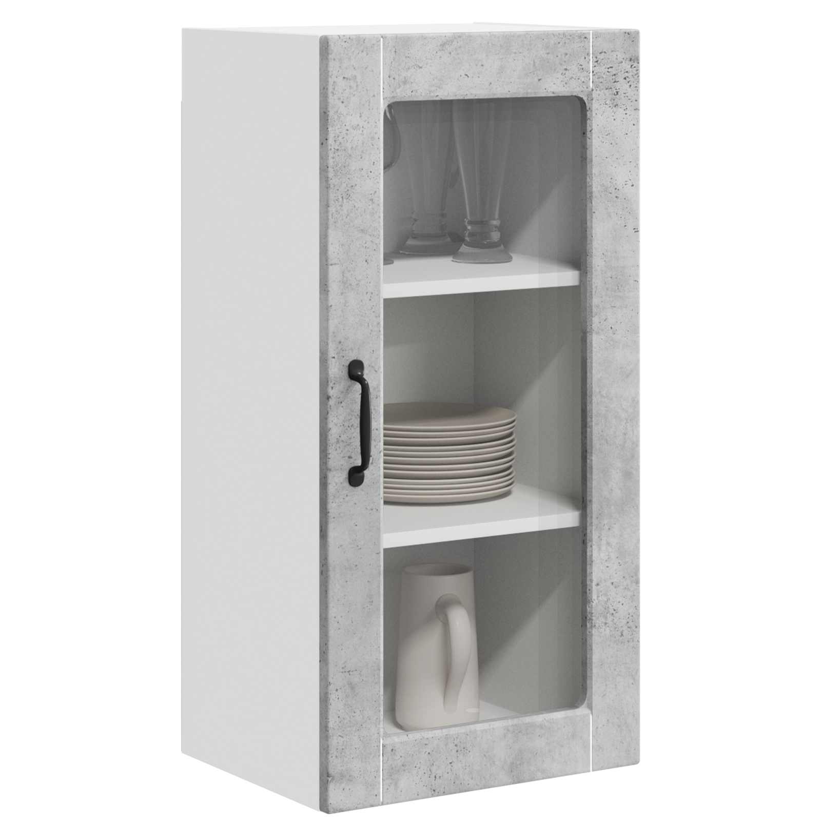 Pannello lavastoviglie Lucca 2 pcs Grigio Cemento | homemem39