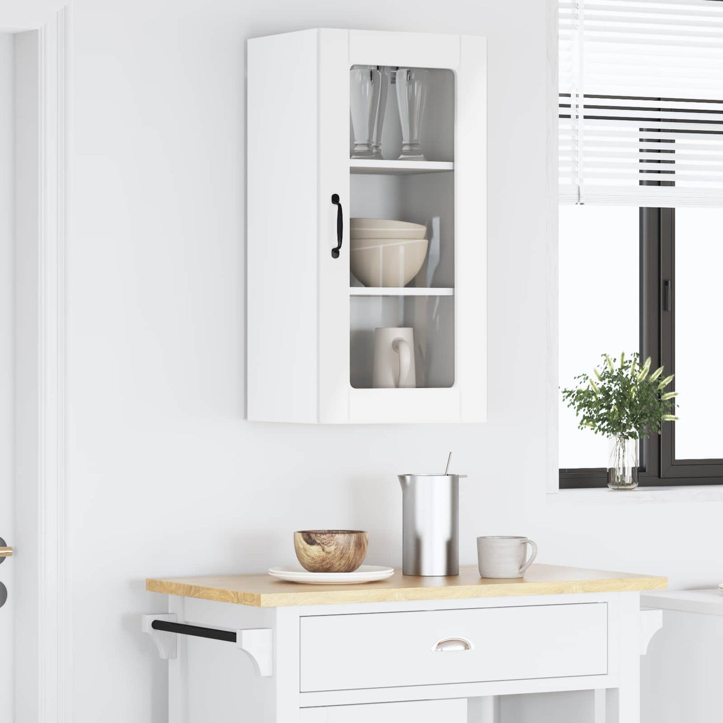 Pannello lavastoviglie Lucca Bianco Lucido 40 x 31 x 80 cm | homemem39