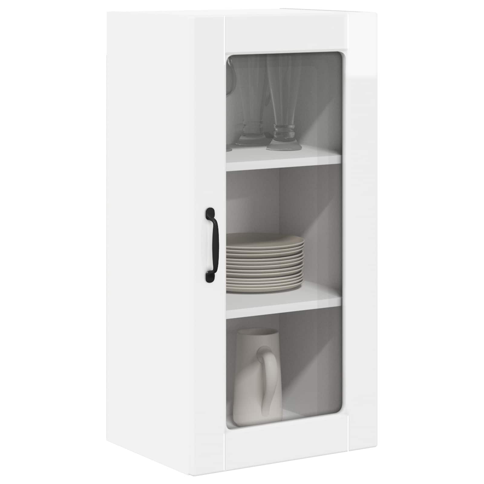 Pannello lavastoviglie Lucca 2 pcs Bianco Lucido | homemem39
