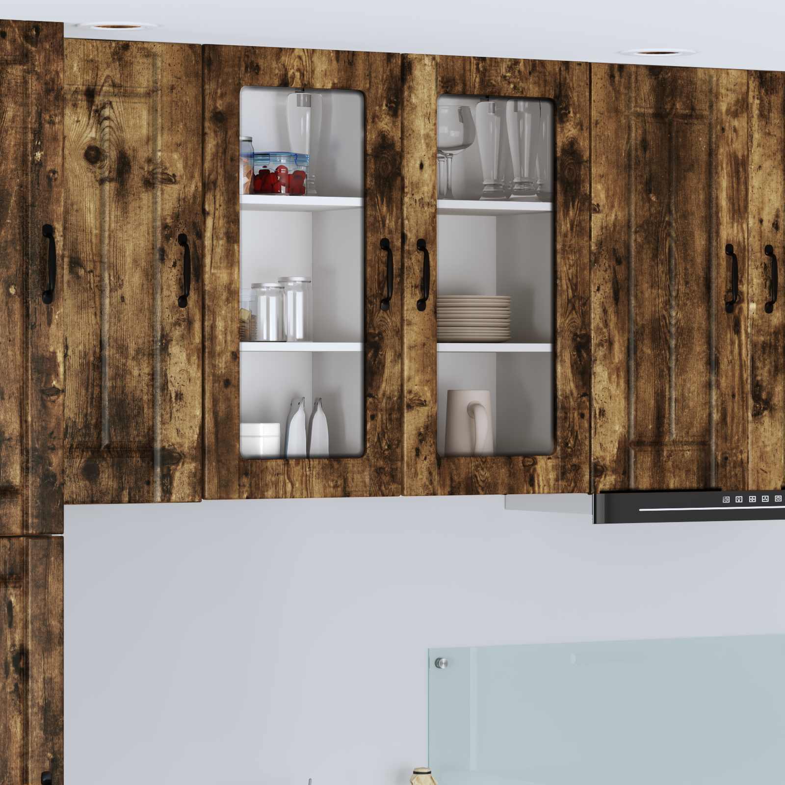 Pannello lavastoviglie Lucca Rovere Fumo 40 x 31 x 80 cm | homemem39