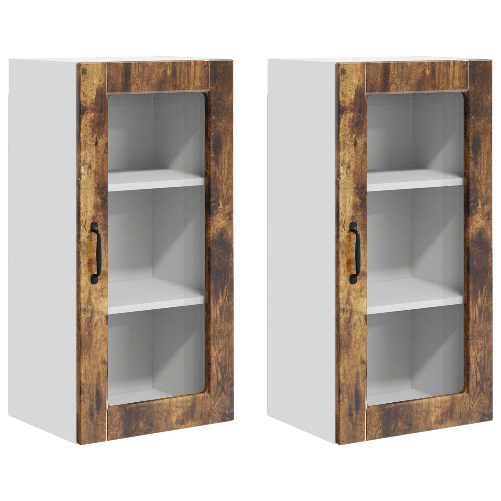 Pannello lavastoviglie Lucca 2 pcs Rovere Fumo 40 x 31 x 80 cm | homemem39
