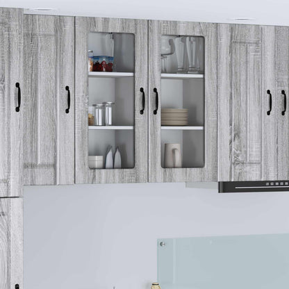 Pannello lavastoviglie Lucca 2 pcs Grigio Sonoma | homemem39