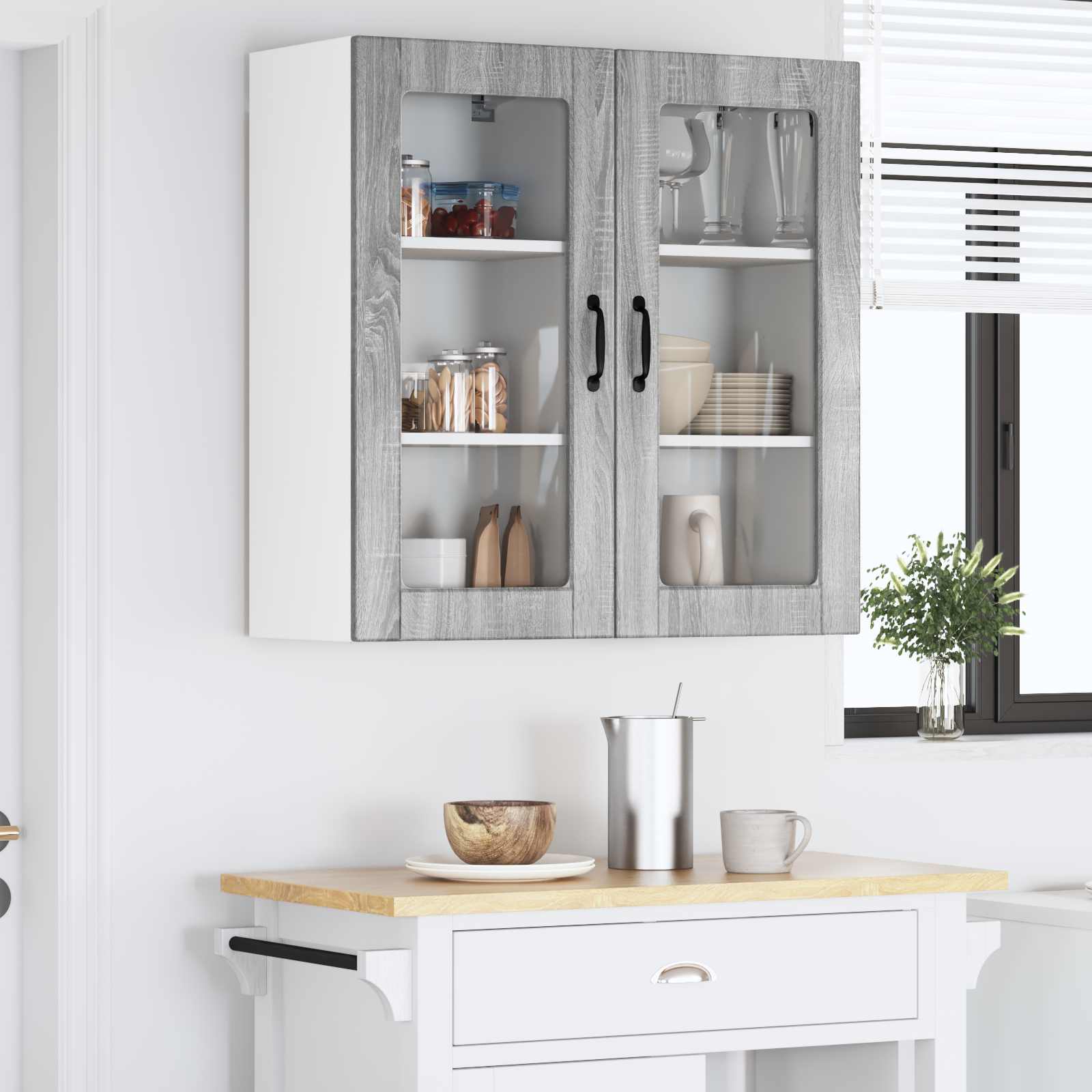 Pannello lavastoviglie Lucca 2 pcs Grigio Sonoma | homemem39