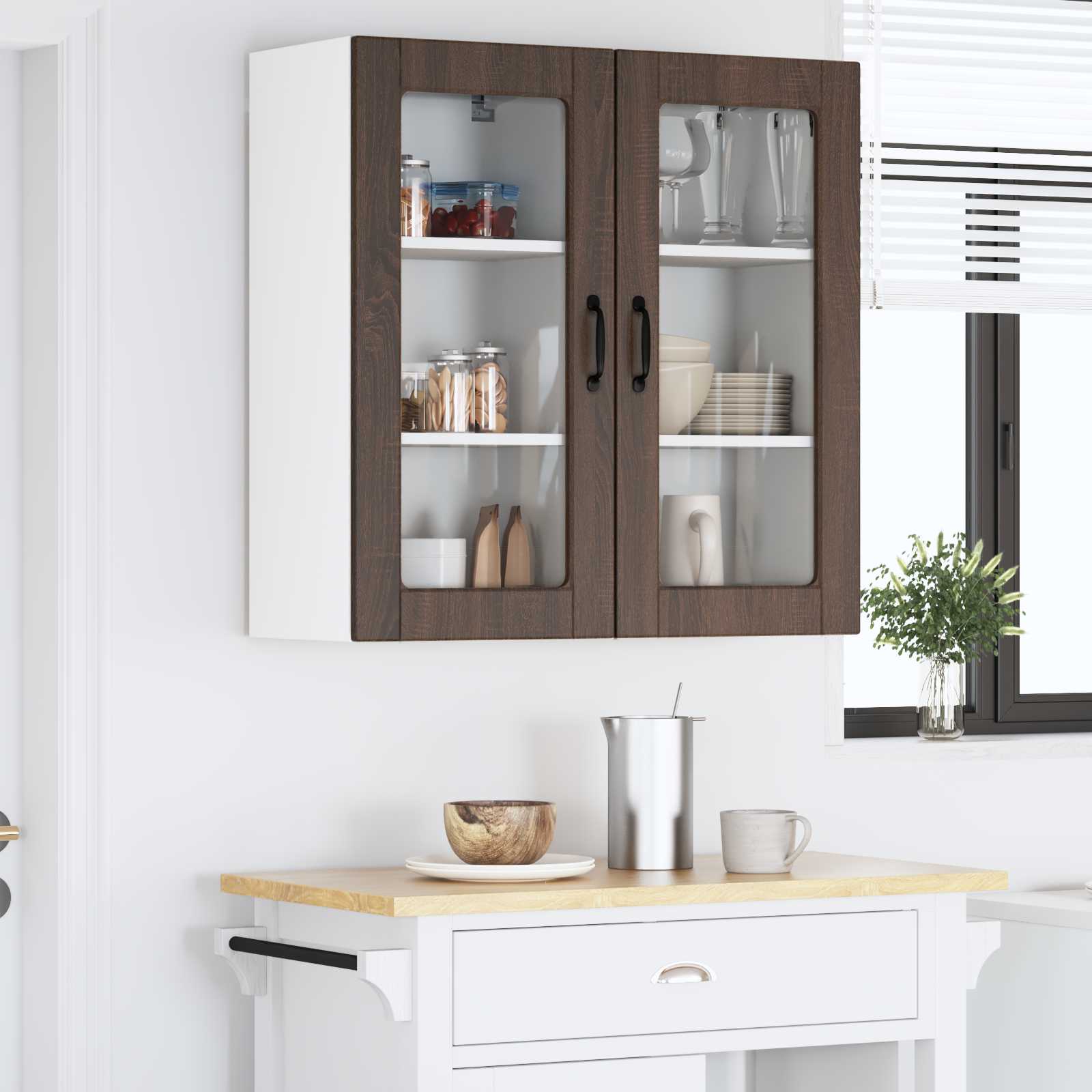Pannello lavastoviglie Lucca 2 pcs Rovere Marrone | homemem39