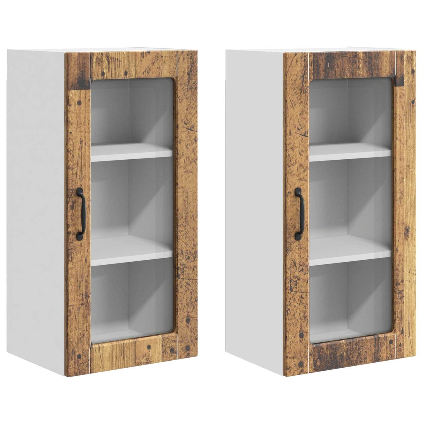 Pannello lavastoviglie Lucca 2 pcs Legno antico 40 x 31 x 80 cm | homemem39