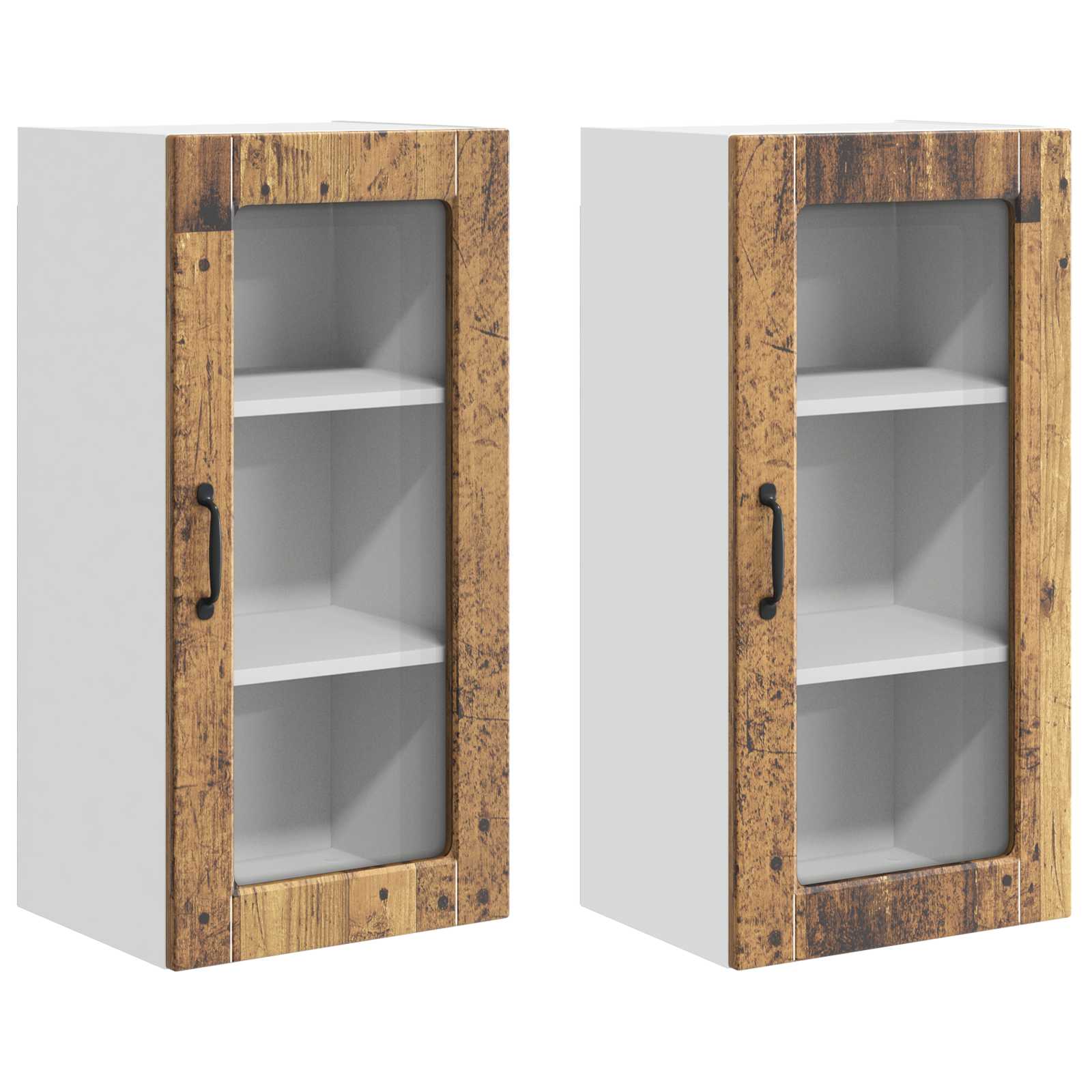 Pannello lavastoviglie Lucca 2 pcs Legno antico 40 x 31 x 80 cm | homemem39