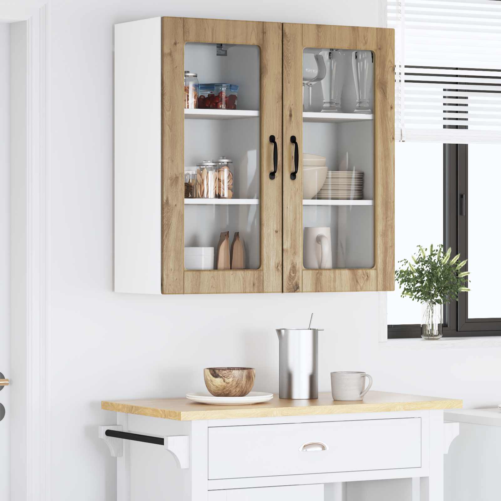 Pannello lavastoviglie Lucca 2 pcs Rovere Artigianale | homemem39