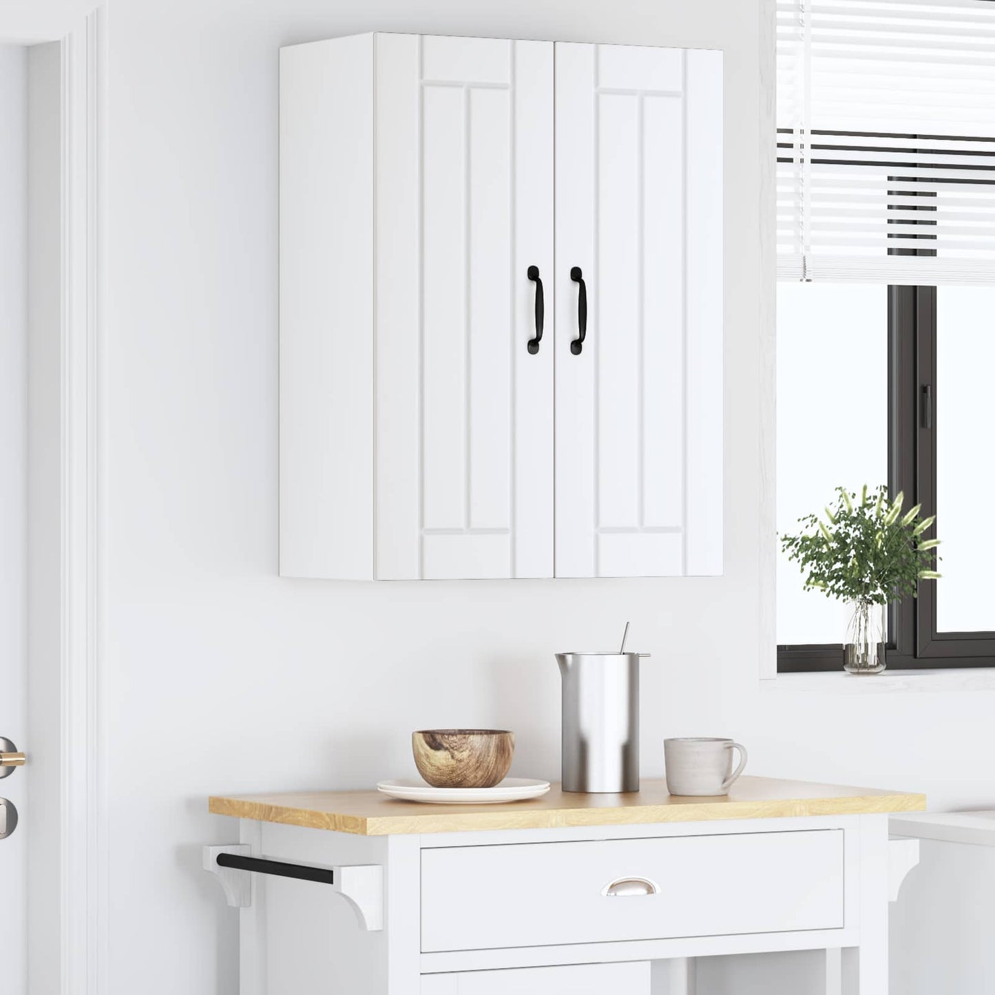Pannello lavastoviglie Lucca 2 pcs Bianco 30 x 31 x 80 cm | homemem39